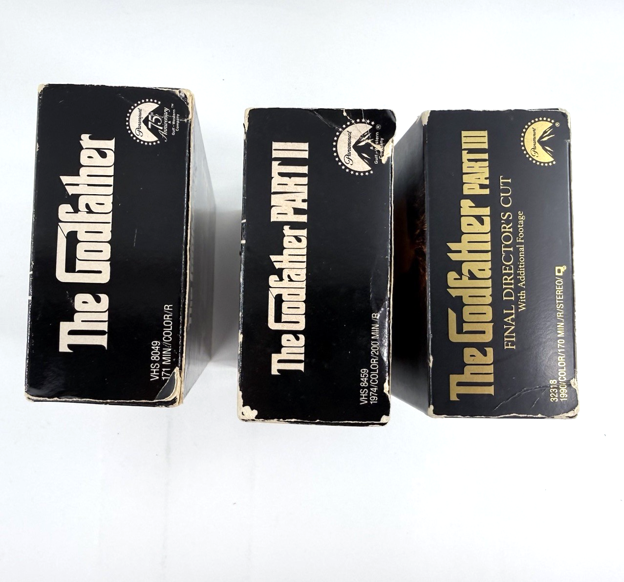 The Godfather (VHS Bundle) Godfather II, Godfather III Director’s Cut - Tested