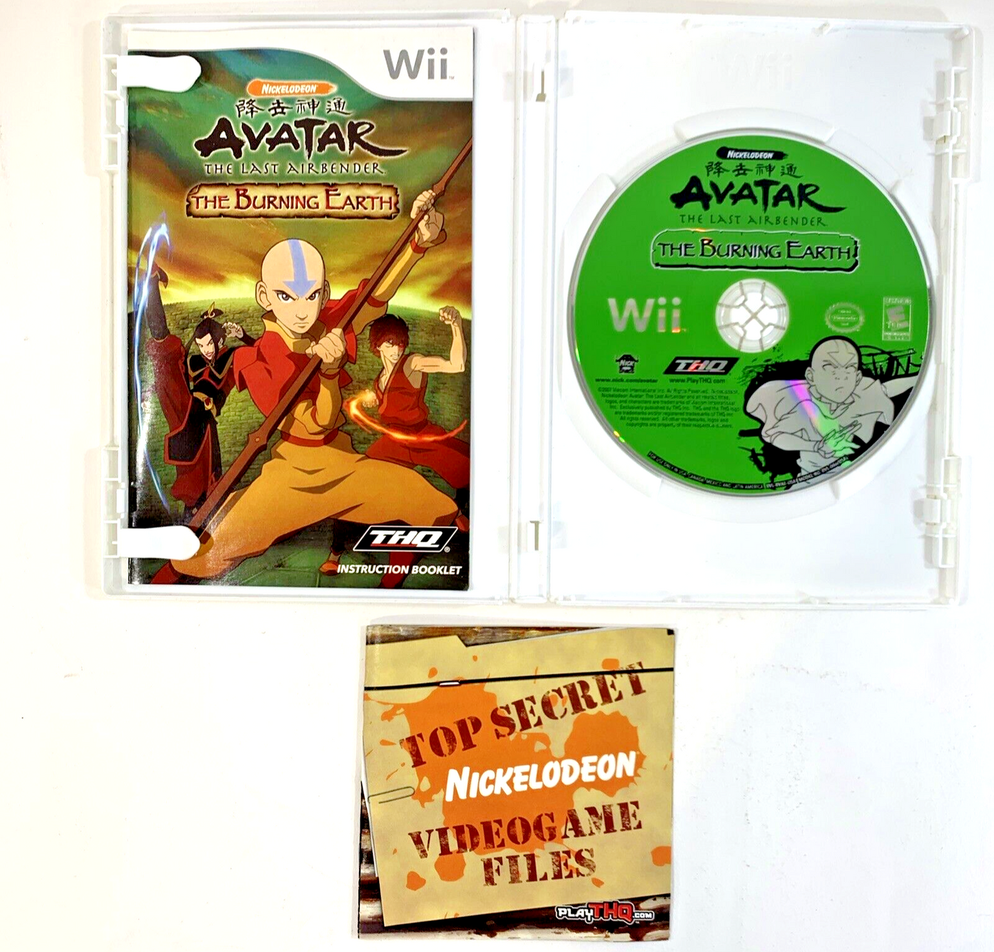 Avatar: The Last Airbender - The Burning Earth (Nintendo Wii, 2007) Complete