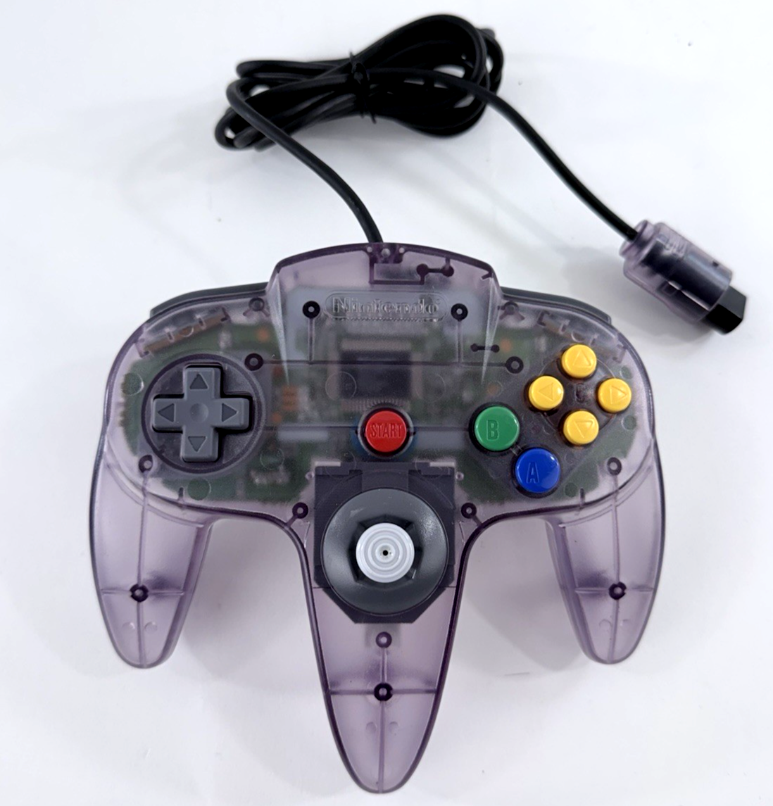 Nintendo 64 NUS-005 Funtastic Atomic Purple Controller - Tested and Working