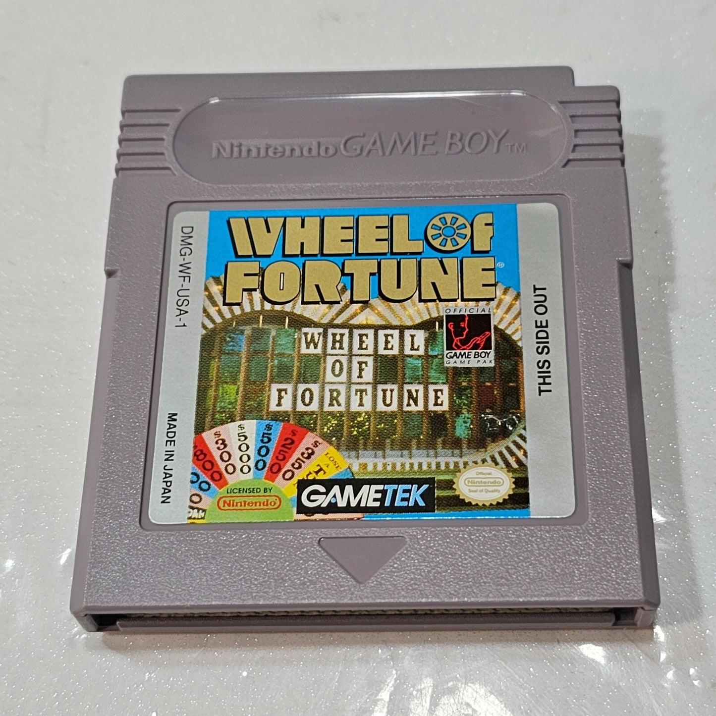 Wheel of Fortune (Nintendo Gameboy, 1990) CIB Game Box Manual Inserts
