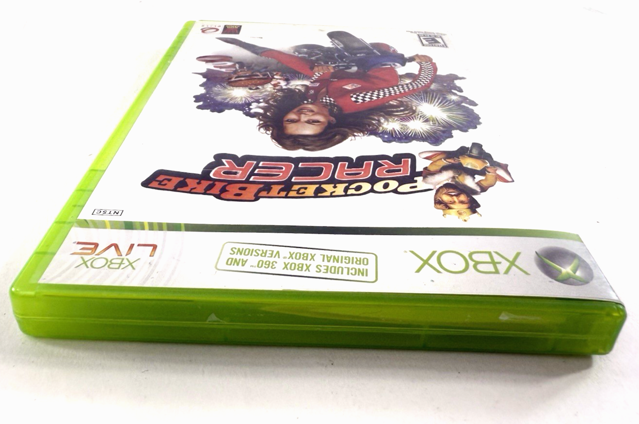 Pocketbike Racer (Microsoft Xbox 360, 2006) Game, Case, Manual - Tested