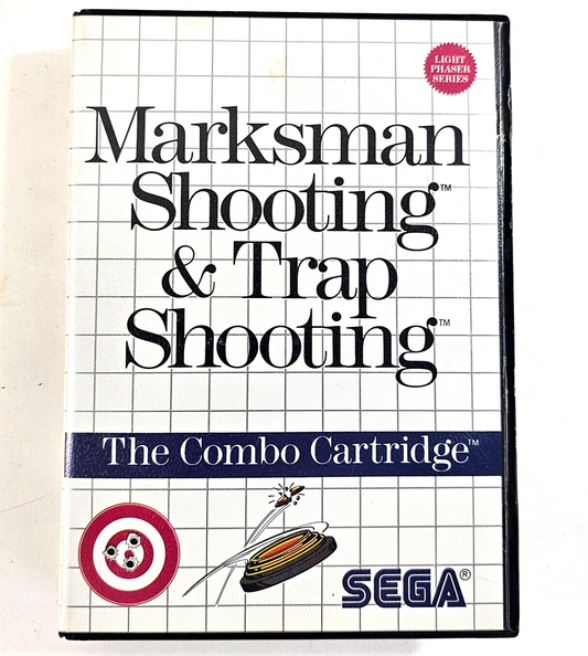 Marksman Shooting/Trap Shooting (Sega Master System, 1987) Game & Case - Tested