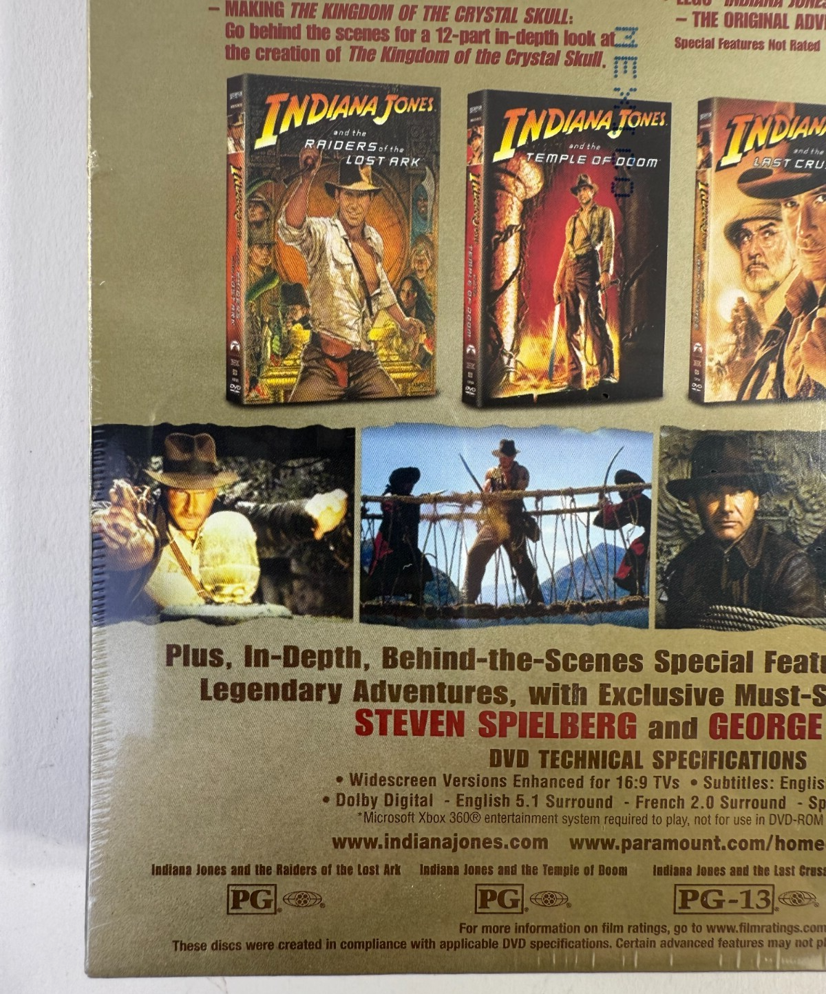 Indiana Jones: the Complete Adventure Collection (DVD, 2008) New, Factory Sealed