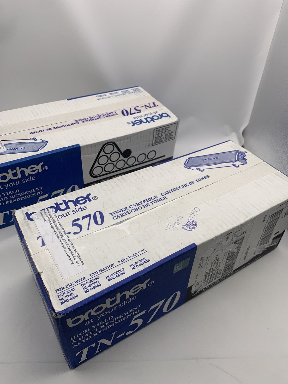 Brother TN-570 Black High Yield Toner Cartridge Factory Refilled