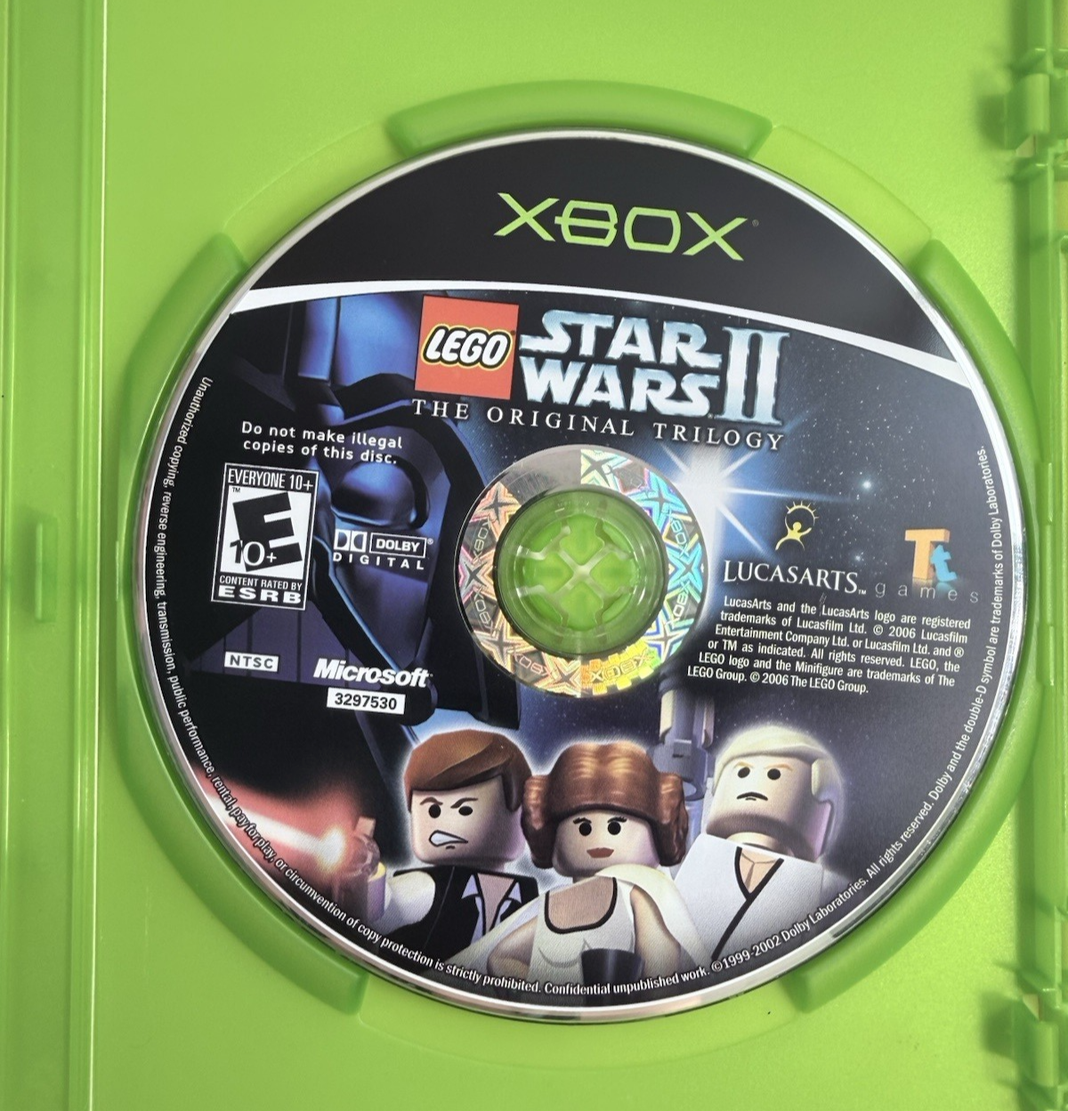LEGO Star Wars II: The Original Trilogy (Microsoft Xbox, 2006) Game and Case
