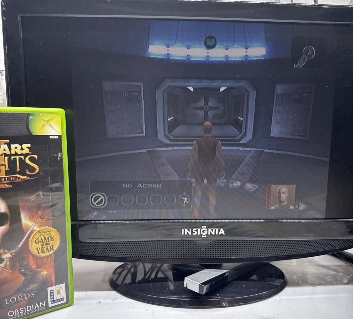 Star Wars: Knights of the Old Republic II (Xbox, 2004) Game Case Manual Reg.