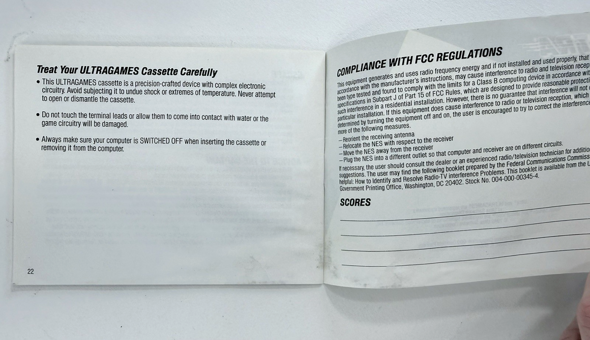 Silent Service (Nintendo Entertainment System, 1989) Game and Manual - Tested