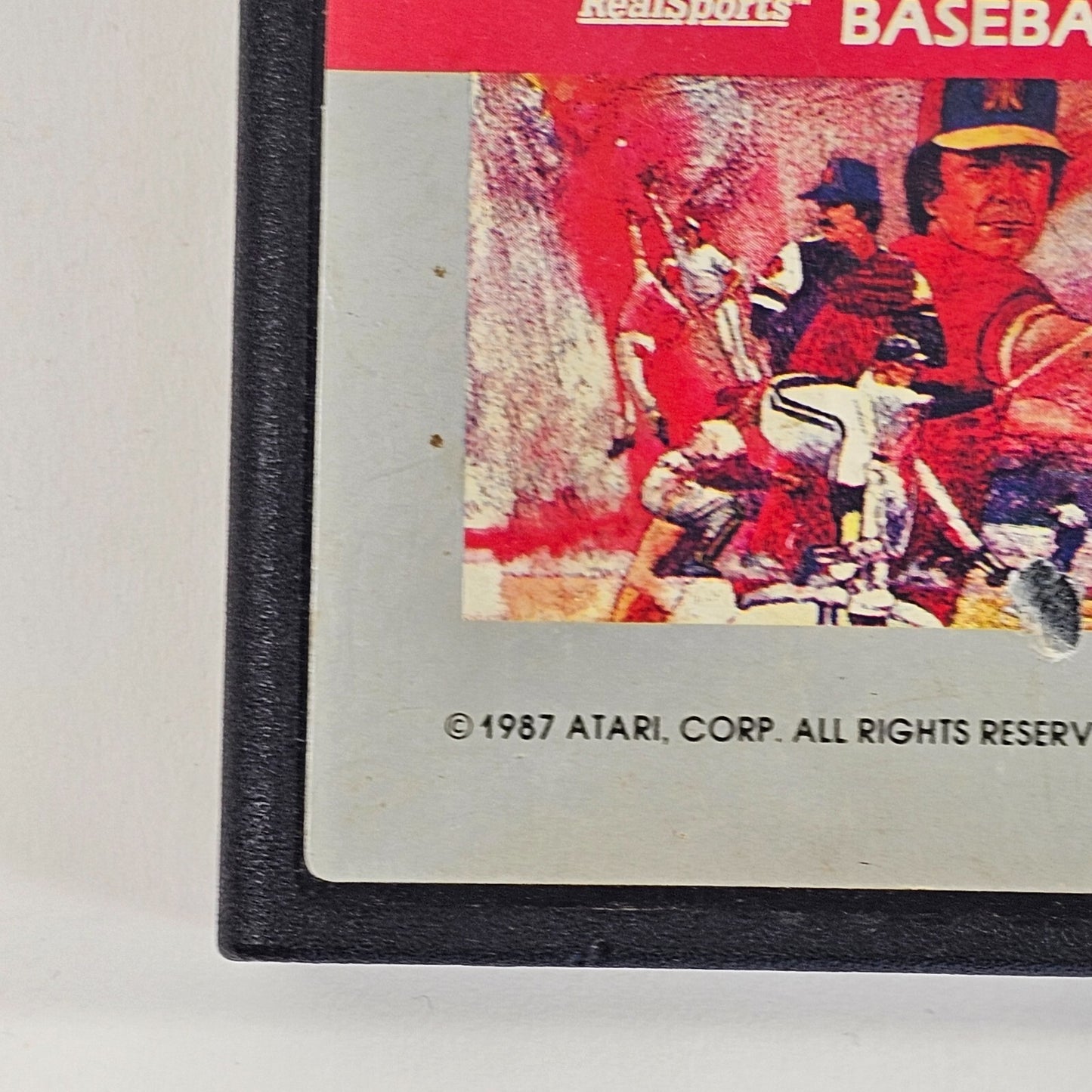 RealSports Baseball (Atari 2600, 1987) Game Cartridge - Tested and Working