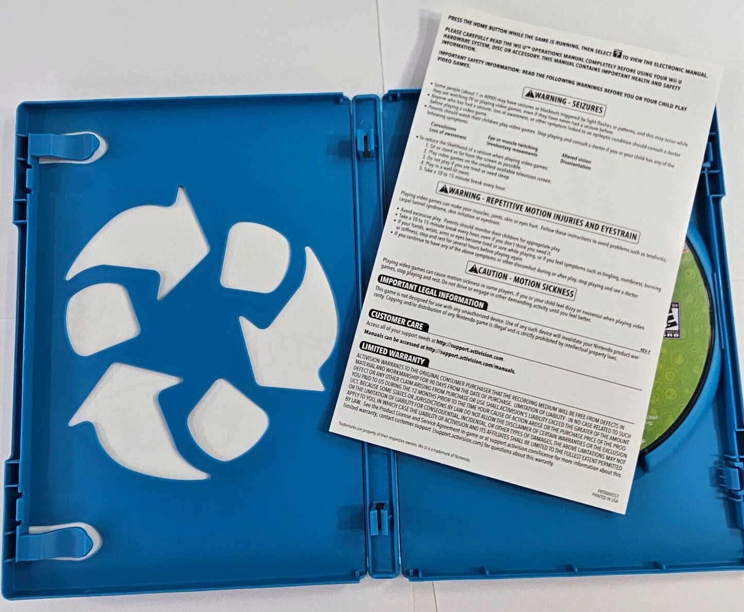 Skylanders: Swap Force (Nintendo Wii U, 2013) Game Case Manual - Tested