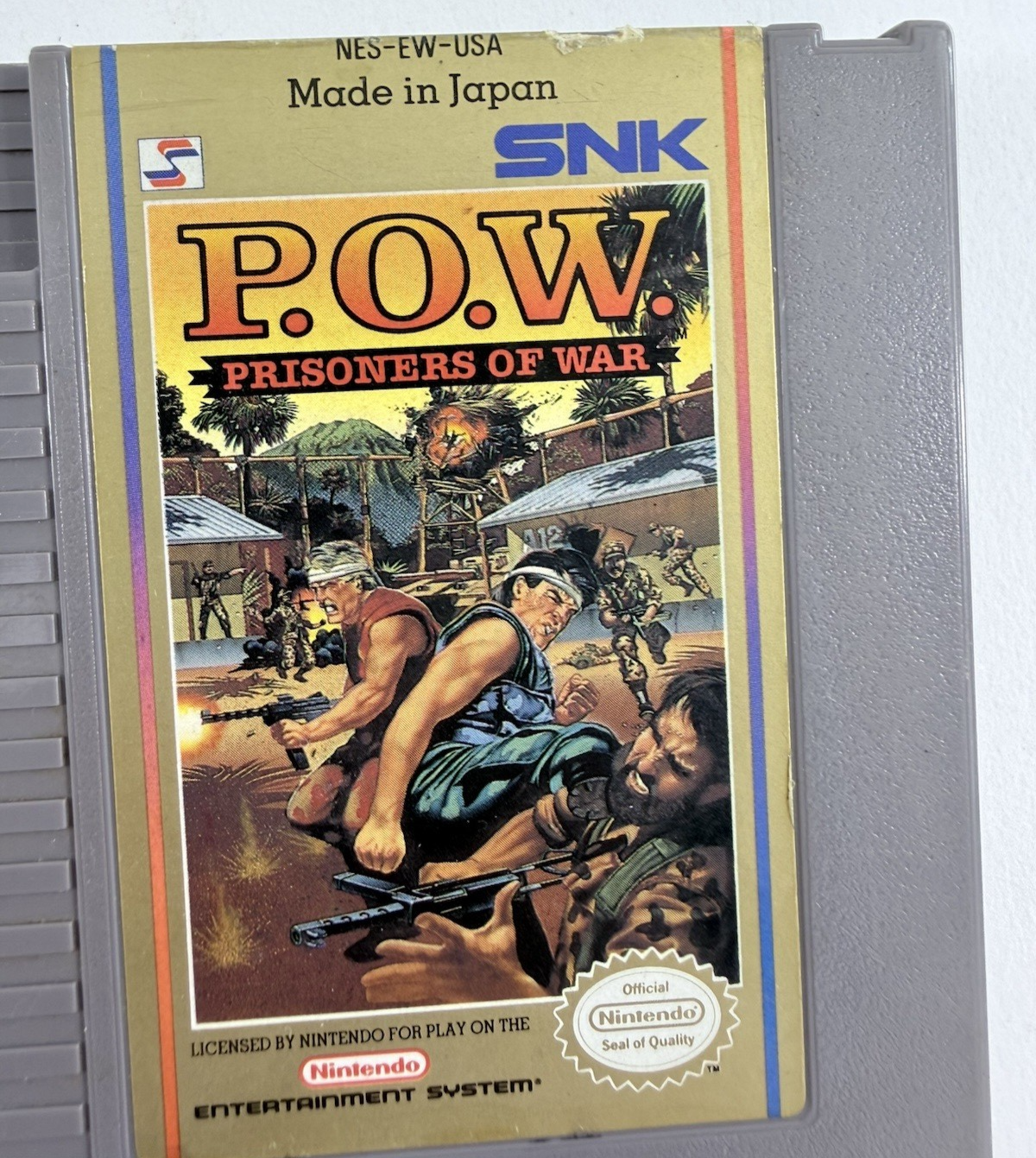 P.O.W.: Prisoners of War (Nintendo Entertainment System, 1989) Game Cartridge