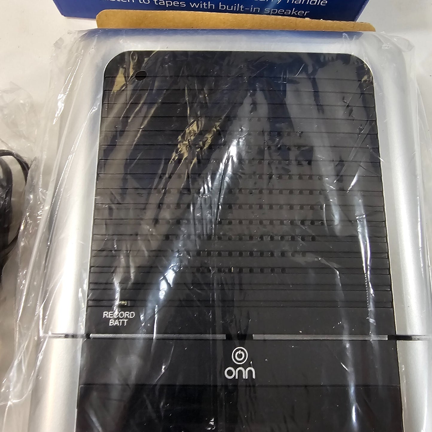 Onn ONA11AV108 Cassette Recorder with Microphone - New, Open Box