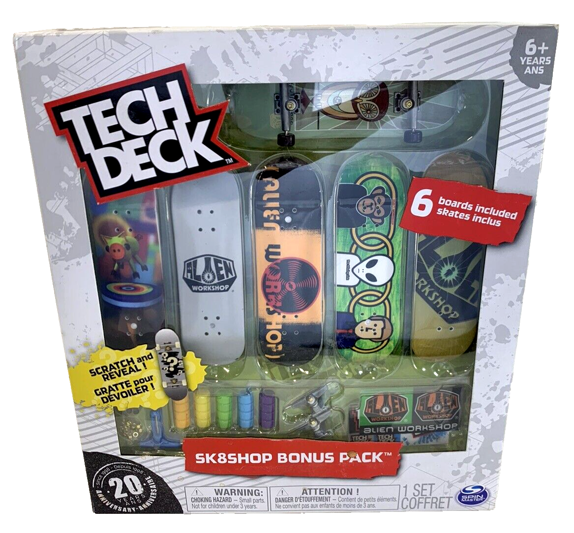 Spin Master Tech Deck Sk8shop Bonus Pack Alien Theme - New, Sealed