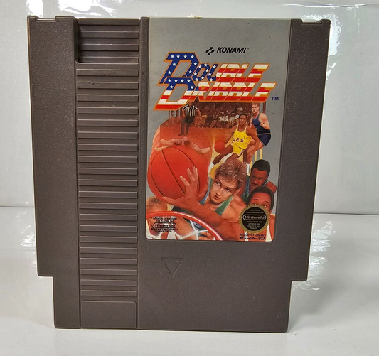 Double Dribble (Nintendo, 1987) Authentic Game Cartridge - Tested