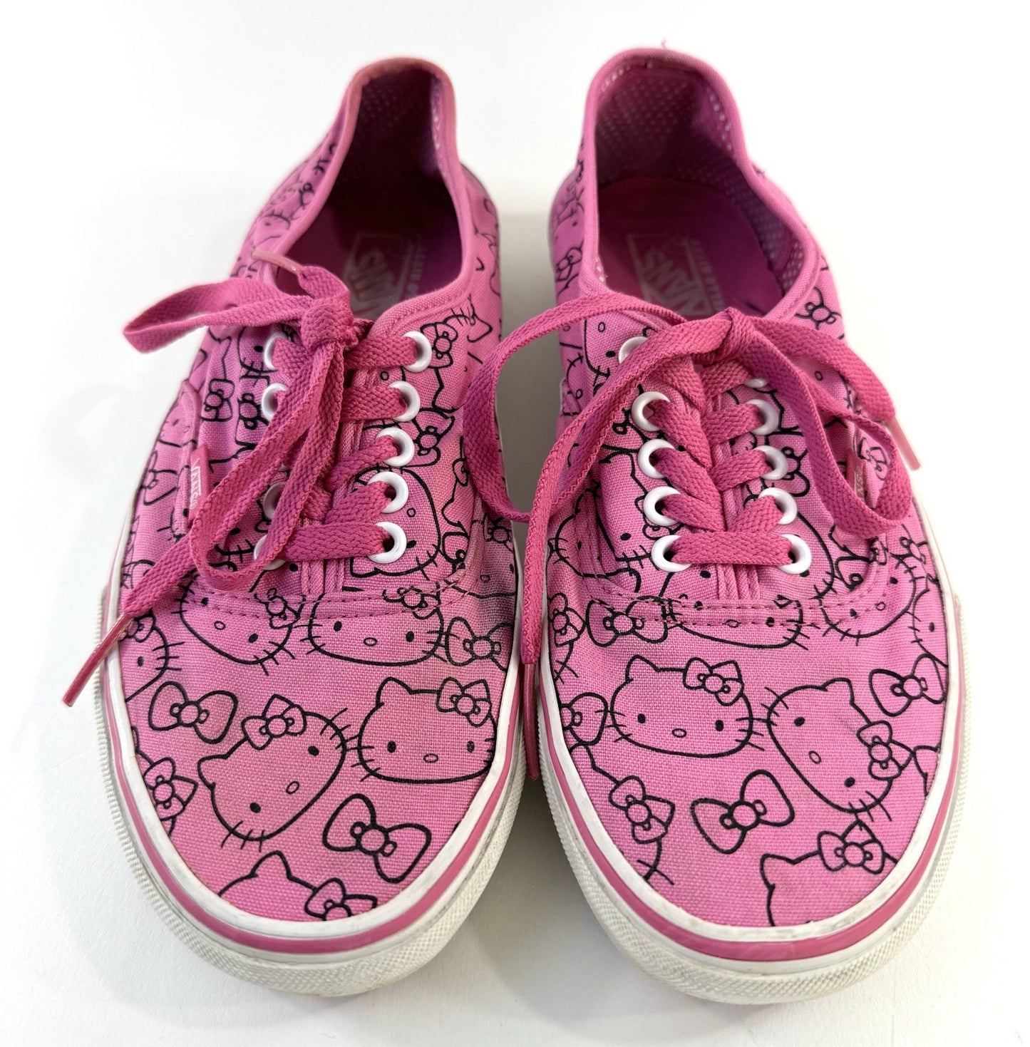 VANS Off The Wall Hello Kitty Pink and Black Men's US 8.5/Women's US 10 Shoes