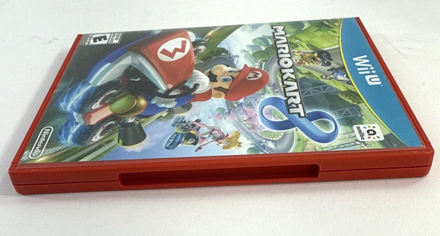 Mario Kart 8 (Nintendo Wii U, 2014) Game Case Manual Insert - Tested and Working