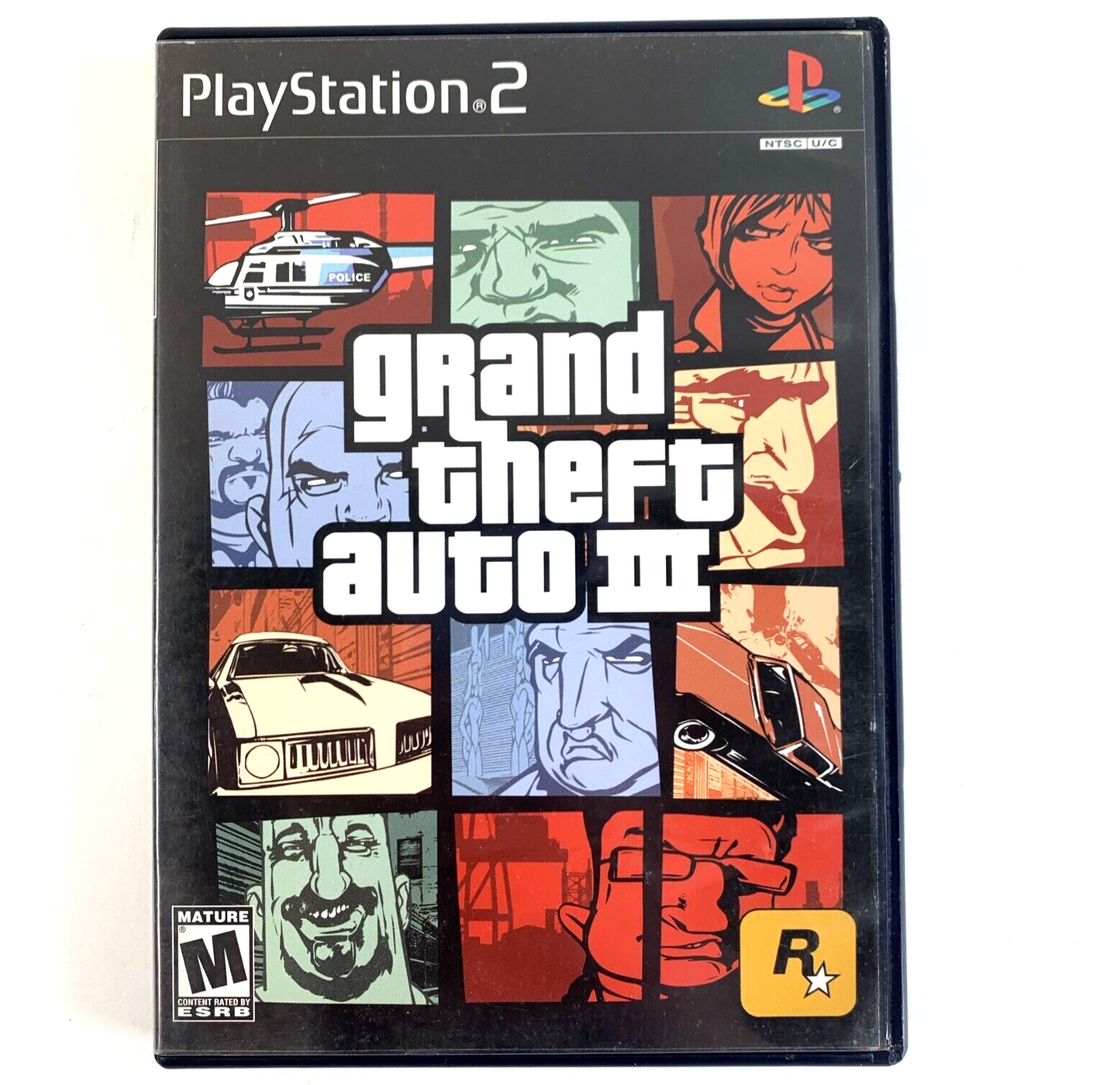 Grand Theft Auto III 3 (Sony PlayStation 2, 2001) Game Case Manual - Tested