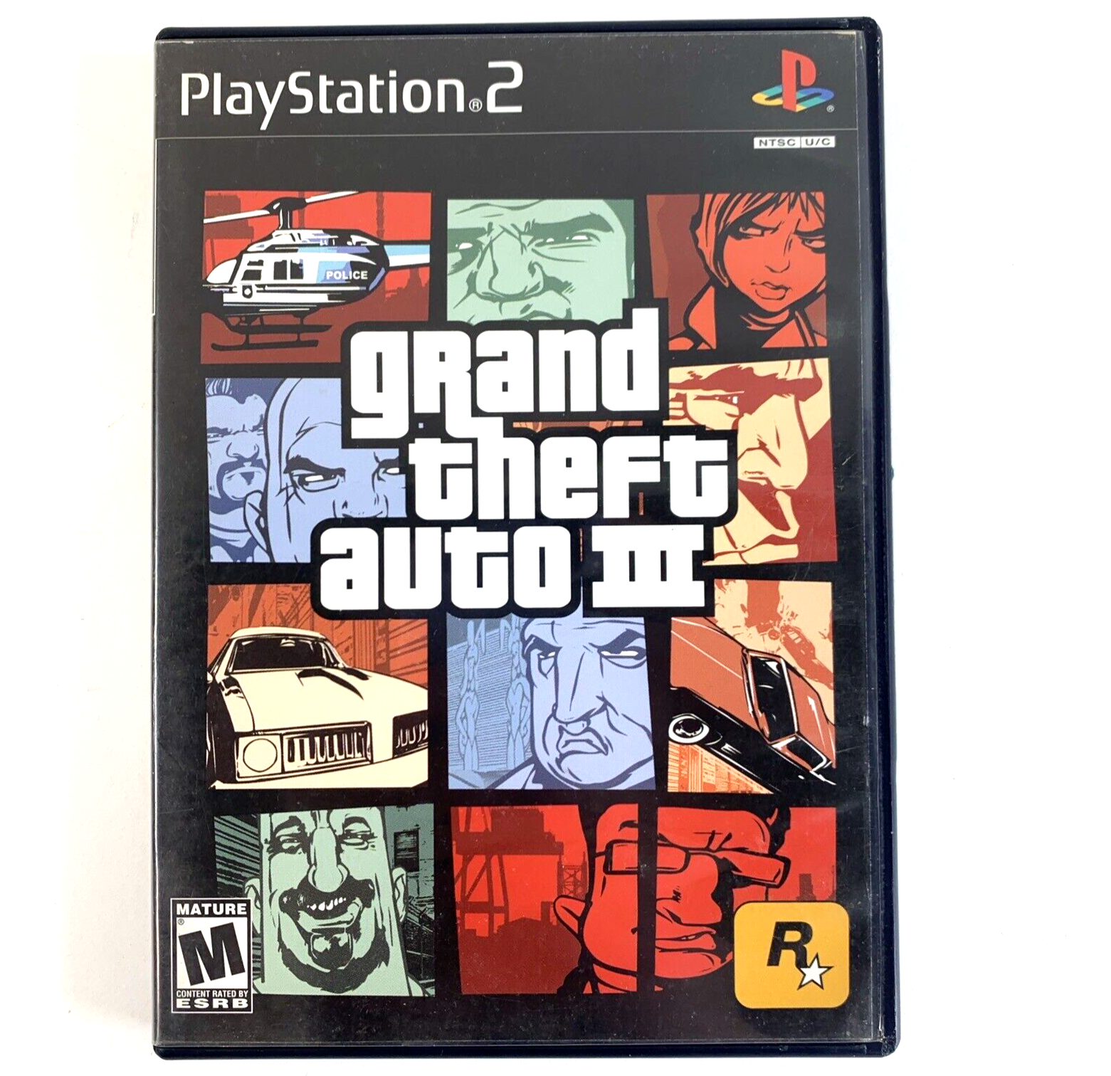 Grand Theft Auto III 3 (Sony PlayStation 2, 2001) Game Case Manual - Tested