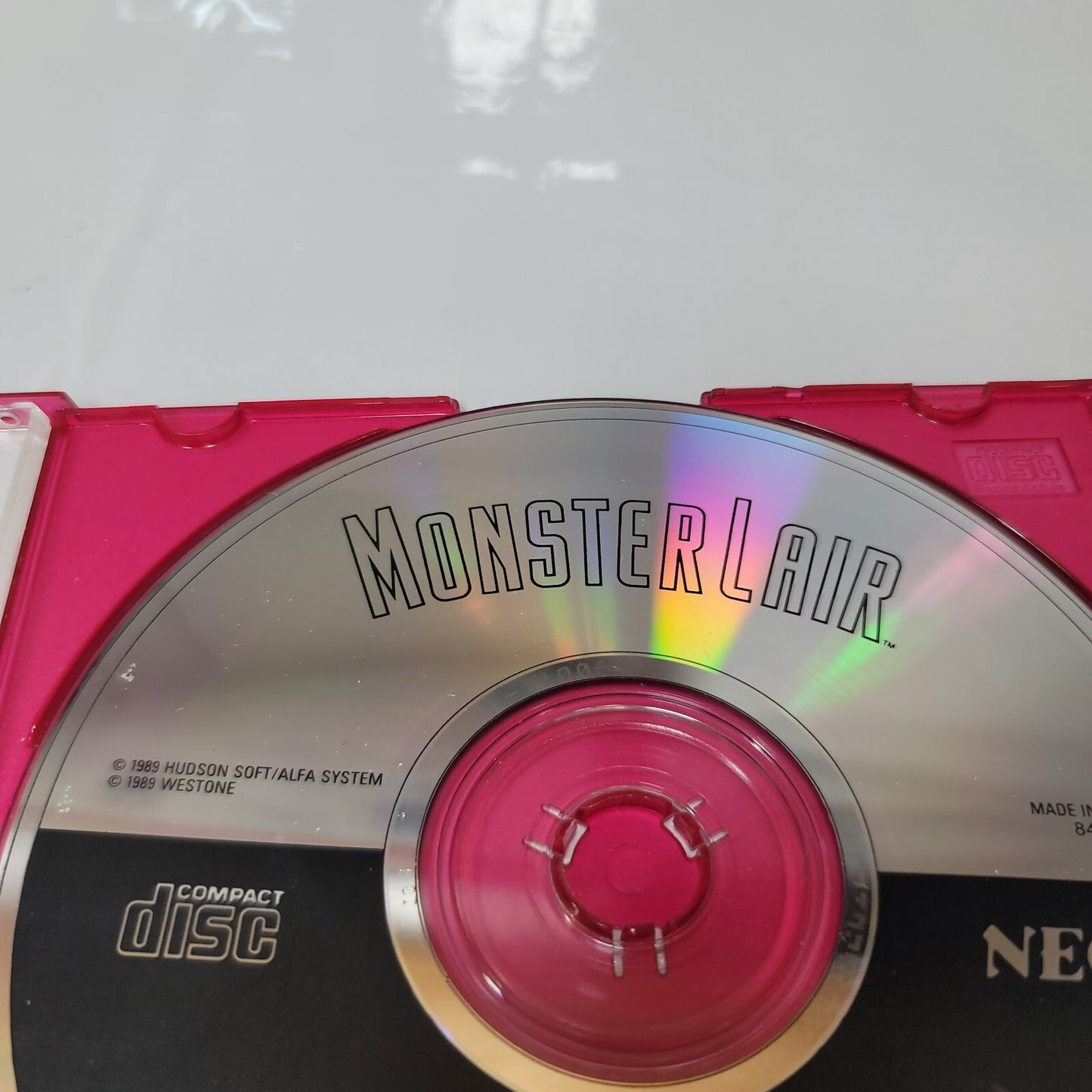 Monster Lair (TurboGrafx-CD, 1989) Authentic Game Disc Only