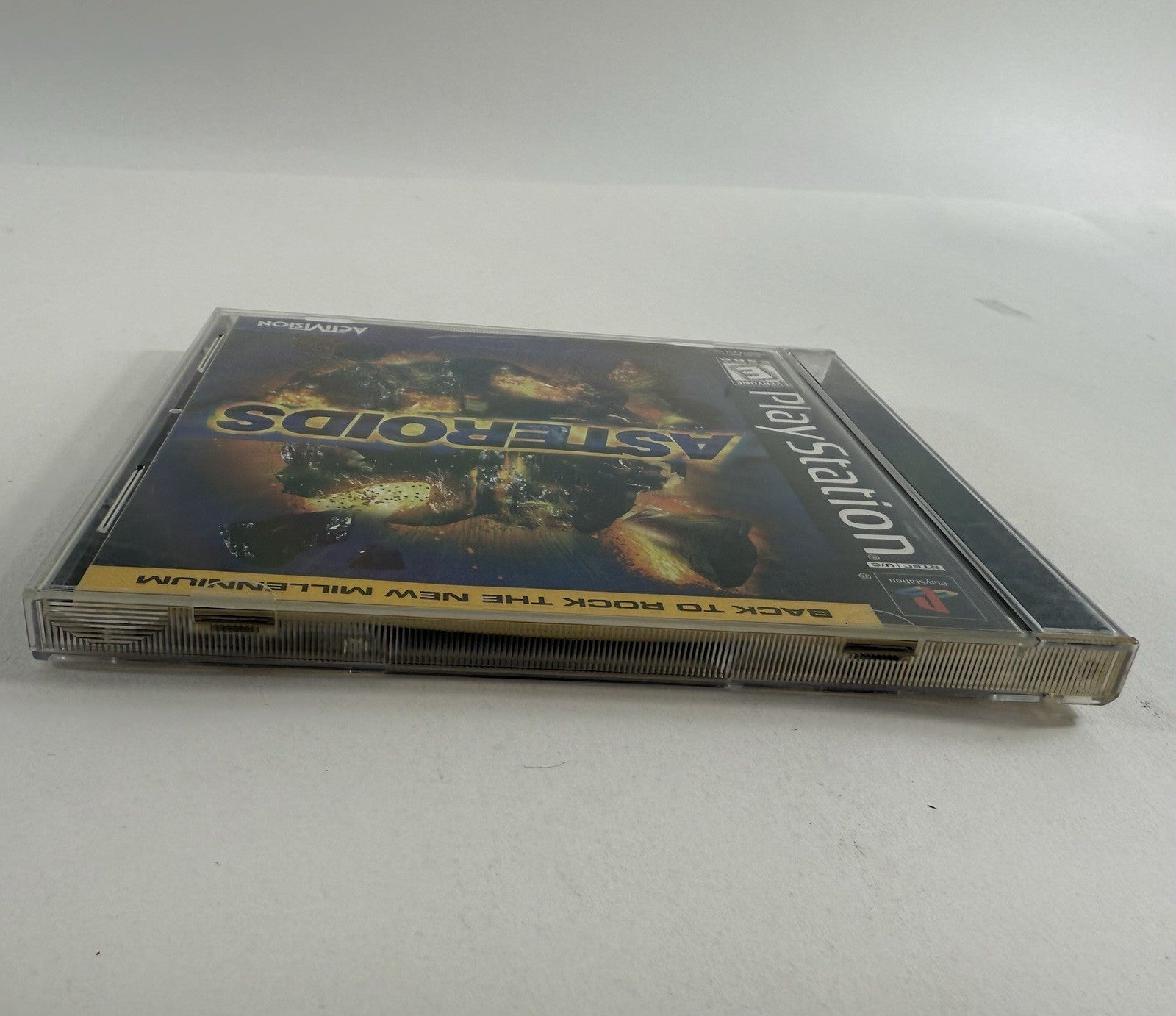 Asteroids (Sony PlayStation 1, 1998) Game Case Manual Registration Card - Tested
