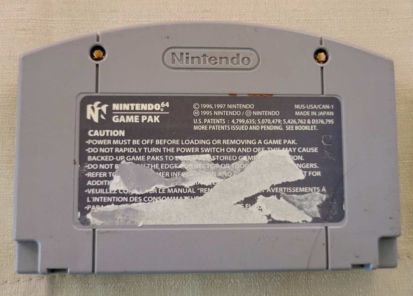 Kobe Bryant in NBA Courtside  (Nintendo 64, 1998) Game Cartridge - Tested