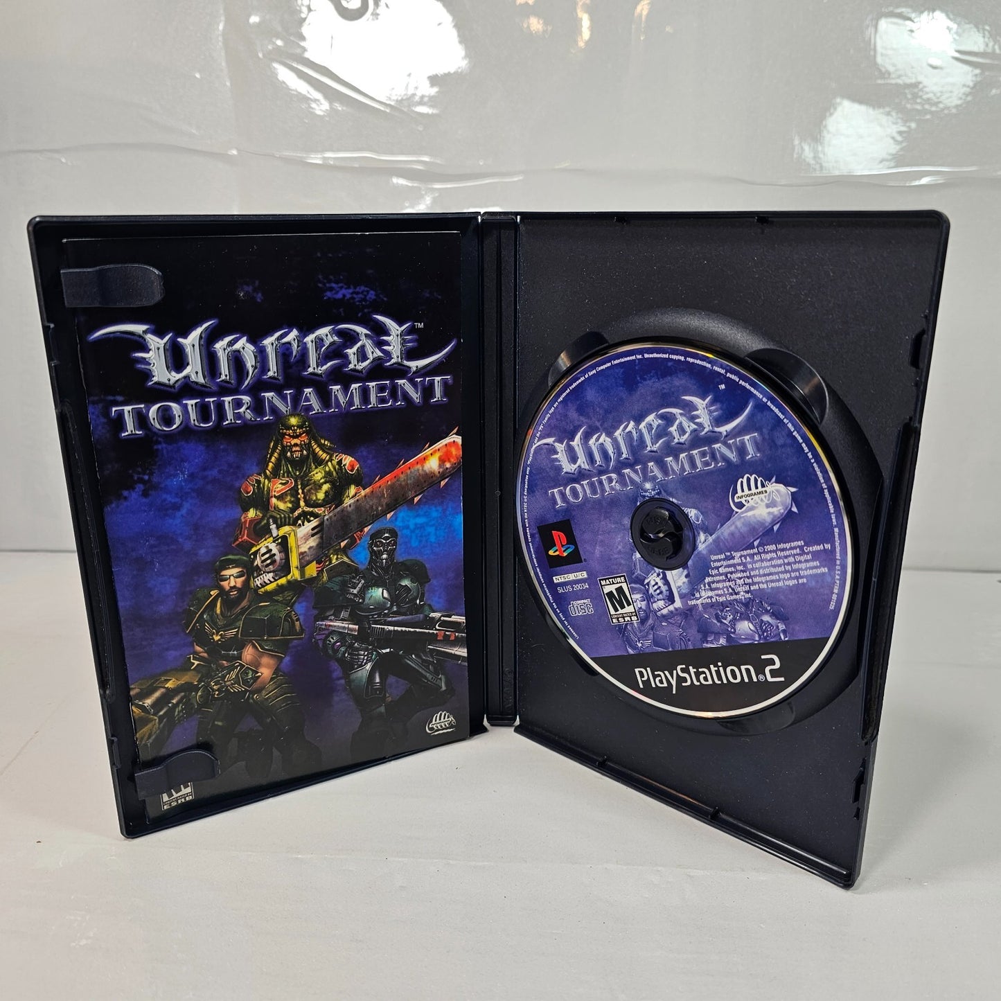 Unreal Tournament (Sony PlayStation 2, 2000) Game Case Manual