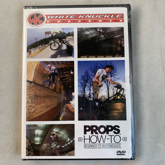 White Knuckle Extreme - Props How To Bicycle Tricks (DVD, 2003) NEW