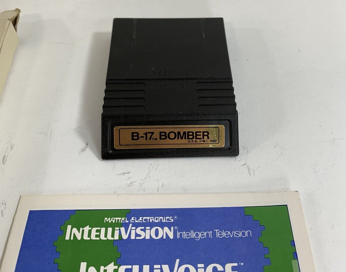 B-17 Bomber (Intellivision, 1982) Game Box Manual Overlay