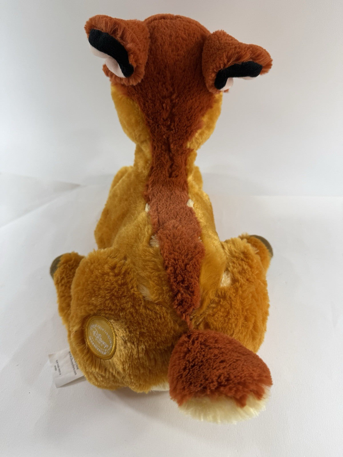 Disney Store 2014 Exclusive 14" Bambi Seated Fawn Plush with Emblem