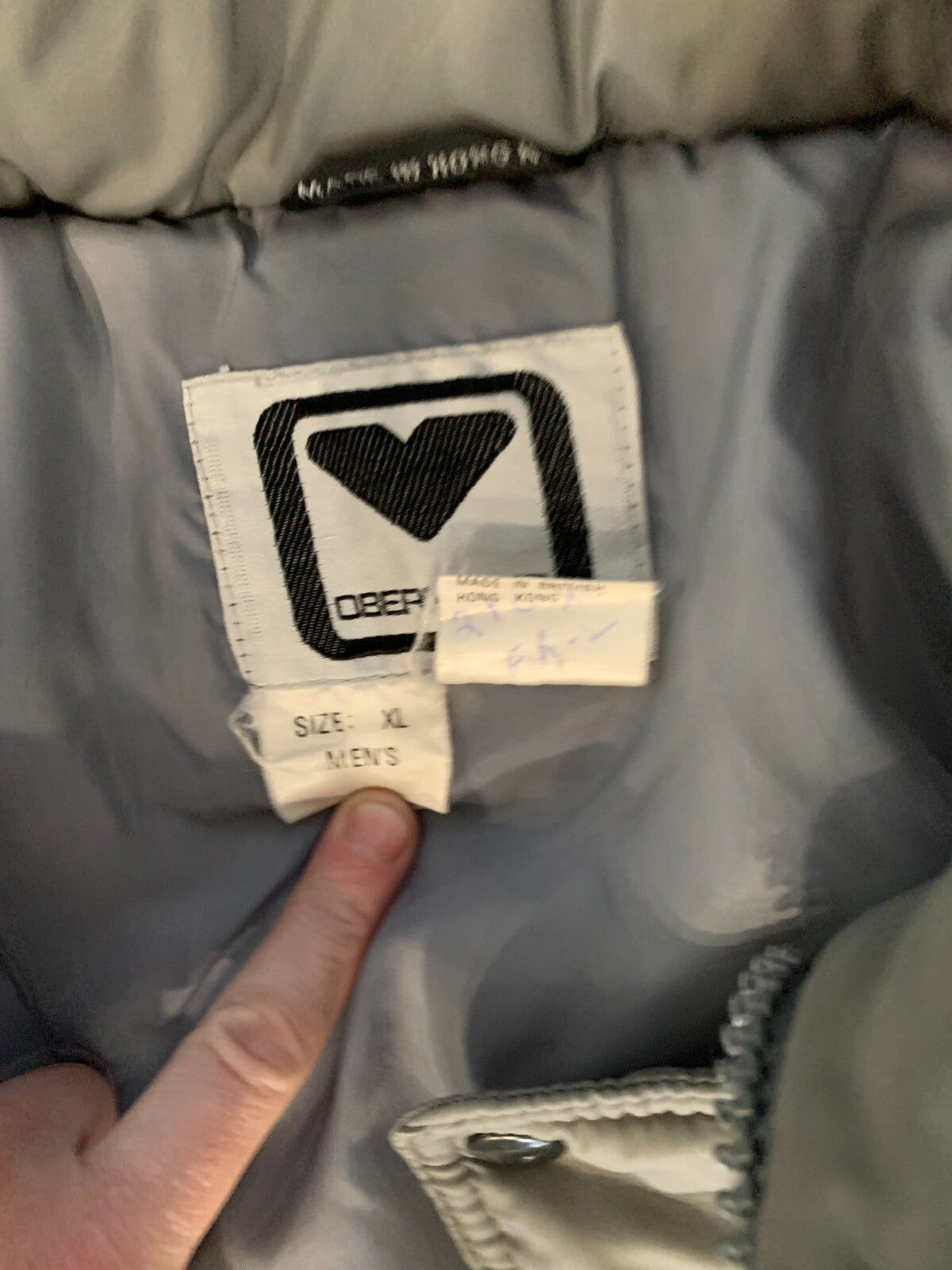 Vintage Obermeyer Men's XL Flashback/Randy Grey Ski Jacket