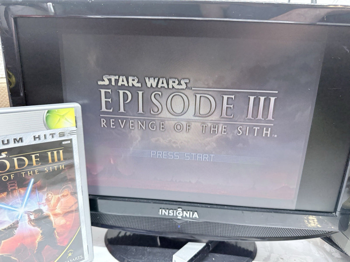 Star Wars Episode III: Revenge of the Sith (Xbox, 2005) Game Case Manual Inserts
