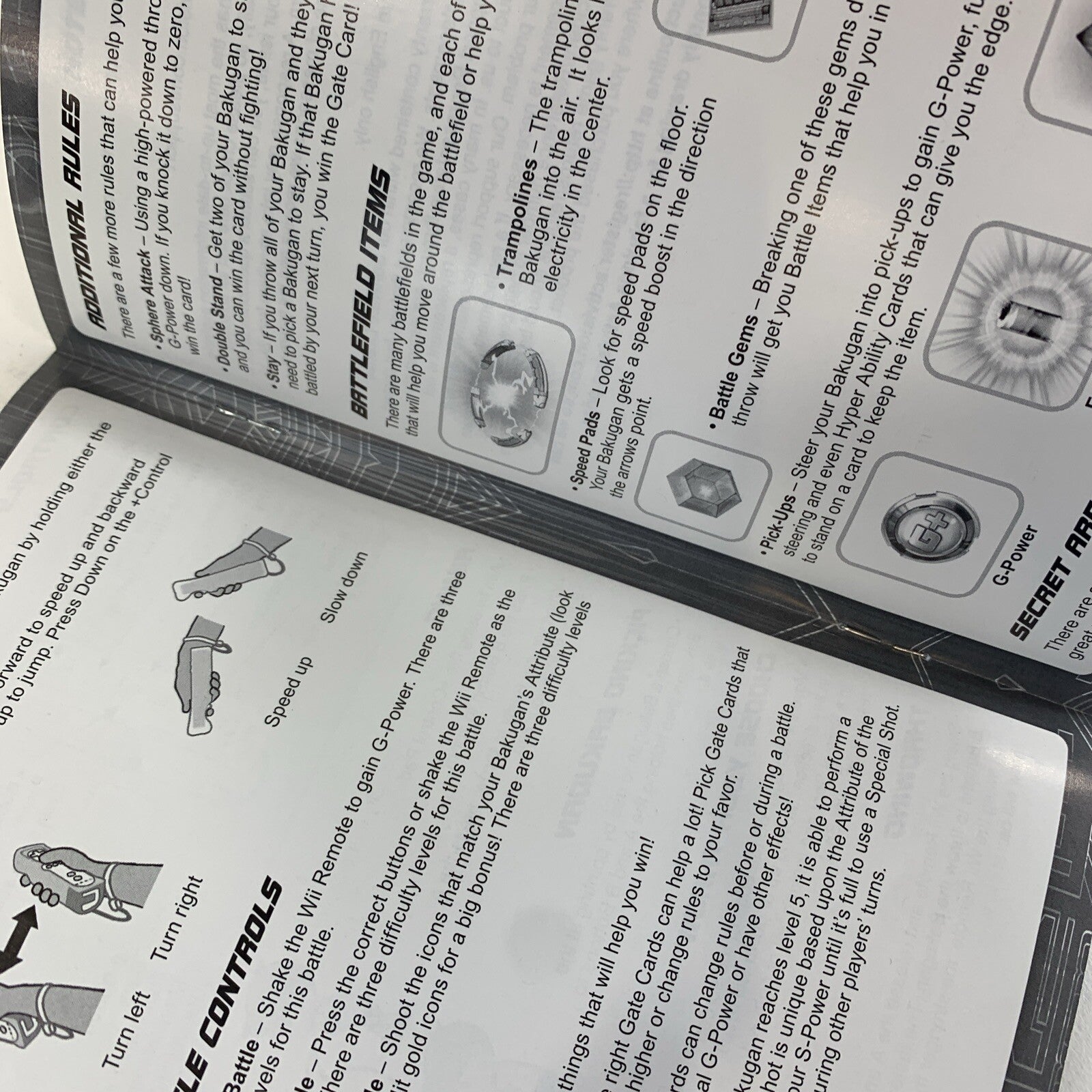 Bakugan Battle Brawlers (Nintendo Wii, 2009) Game Case Manual - Tested