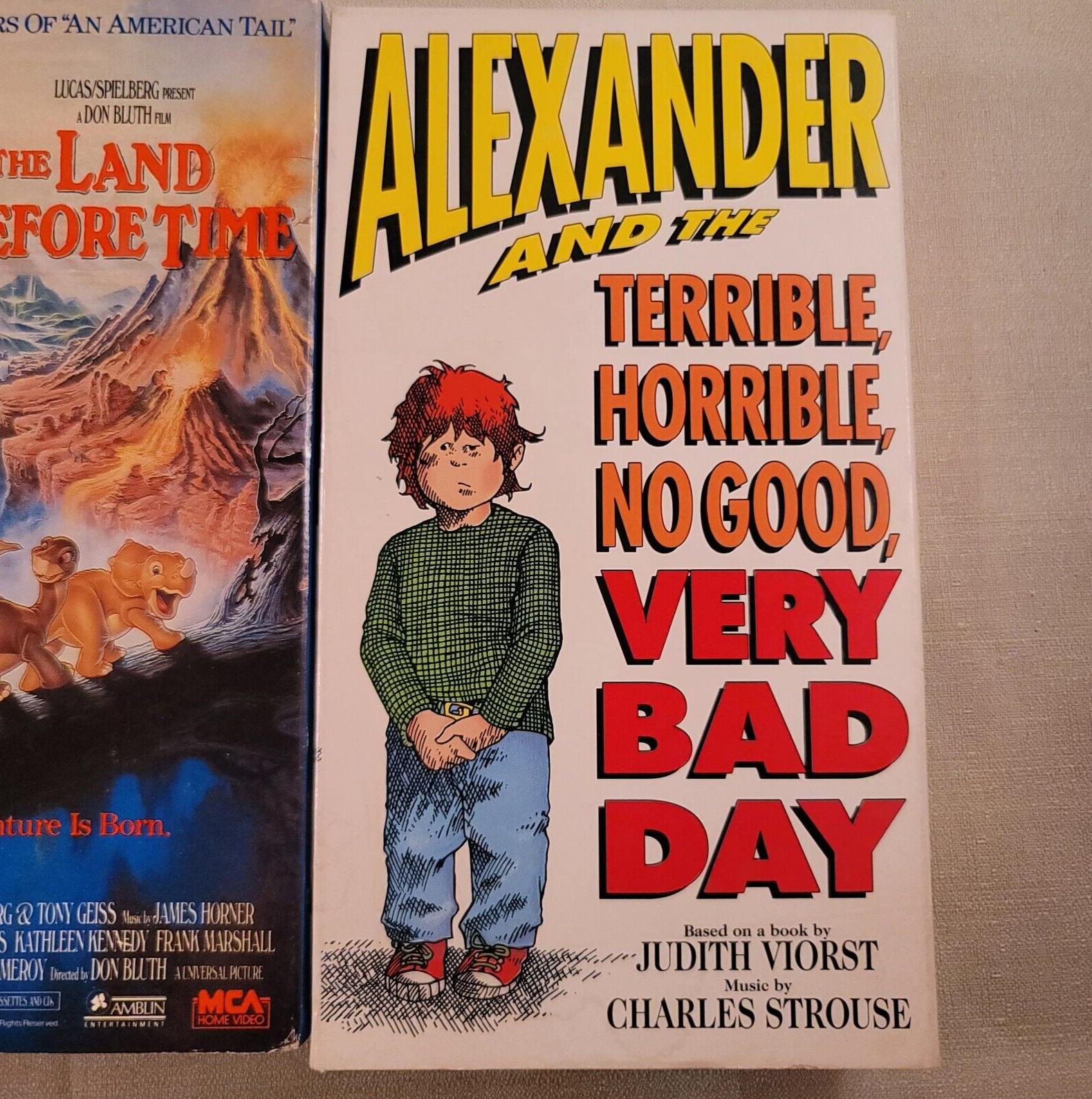 Ferngully (VHS family bundle) Land Before Time/Alexander & the Bad Day - Tested