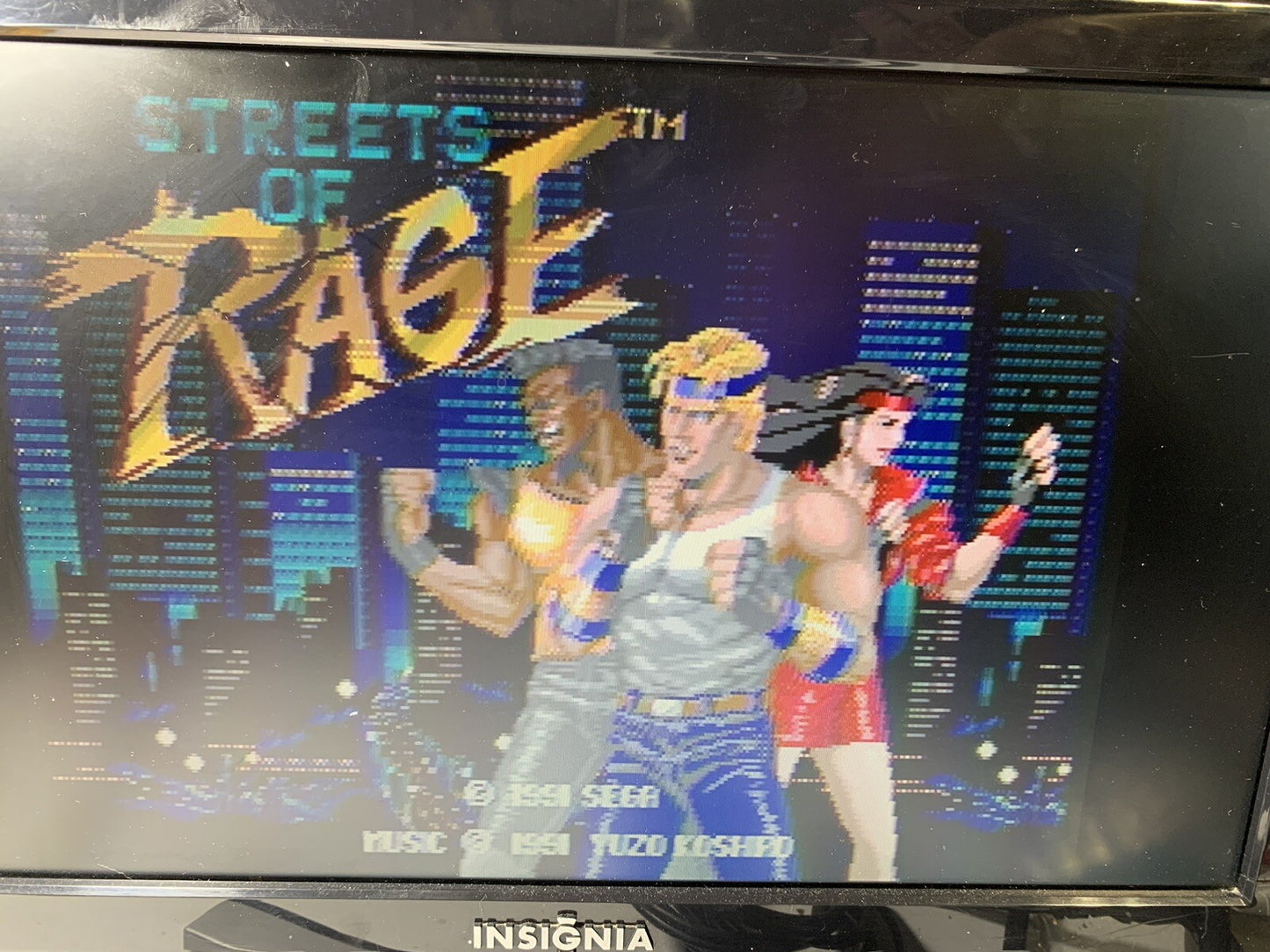 Streets of Rage (Sega Genesis, 1991) Game And Case - Tested and Working