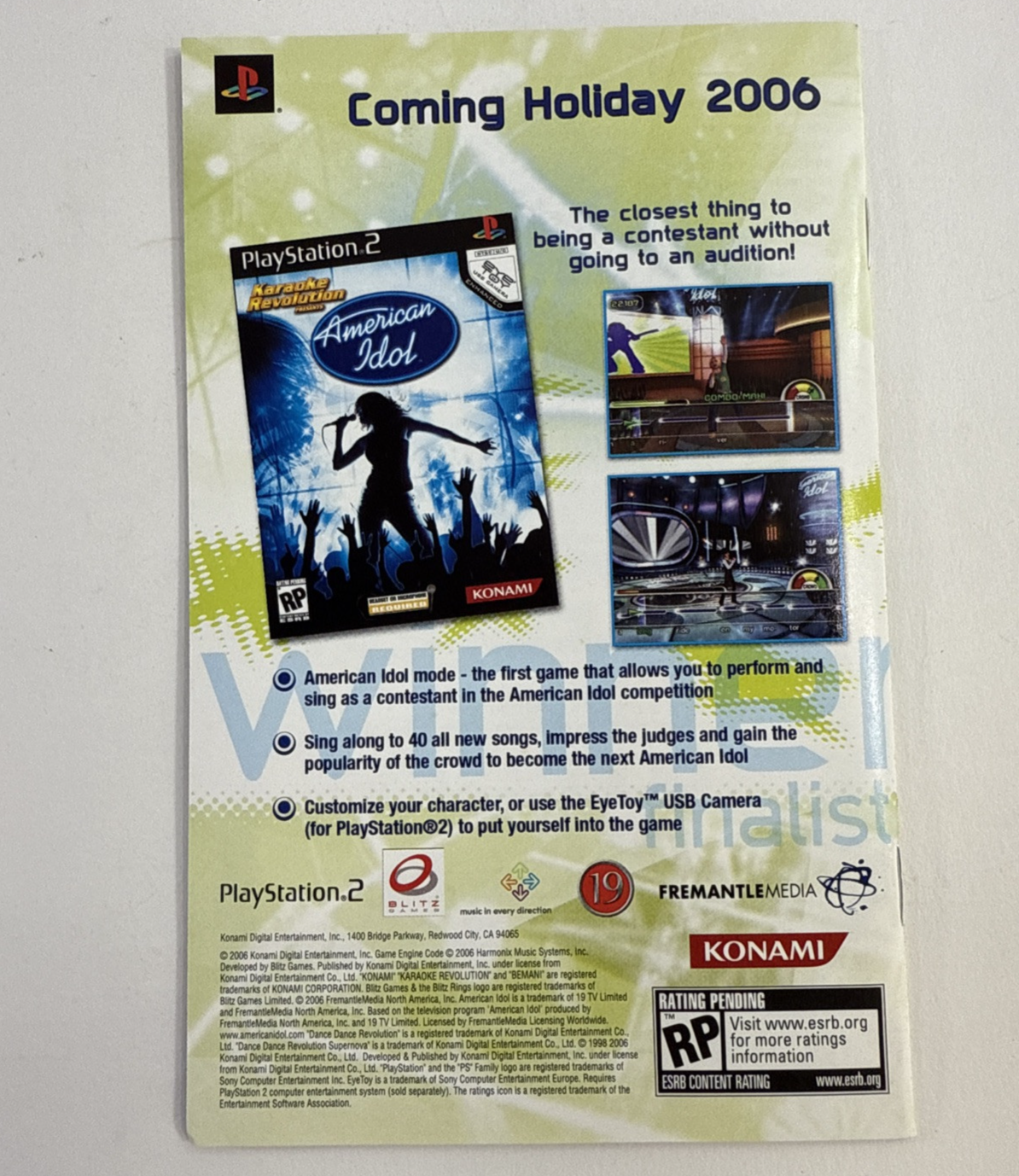 Dance Dance Revolution SuperNova (PlayStation 2, 2006) Game Case Manual - Tested