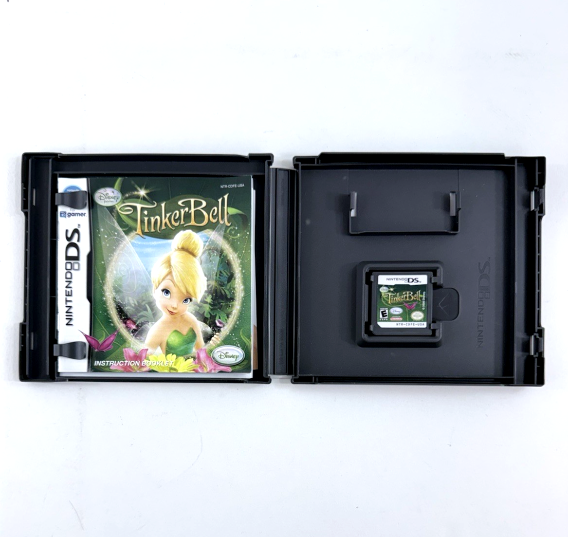 Disney Fairies Tinker Bell (Nintendo DS, 2008) Game Case Manual Inserts - Tested