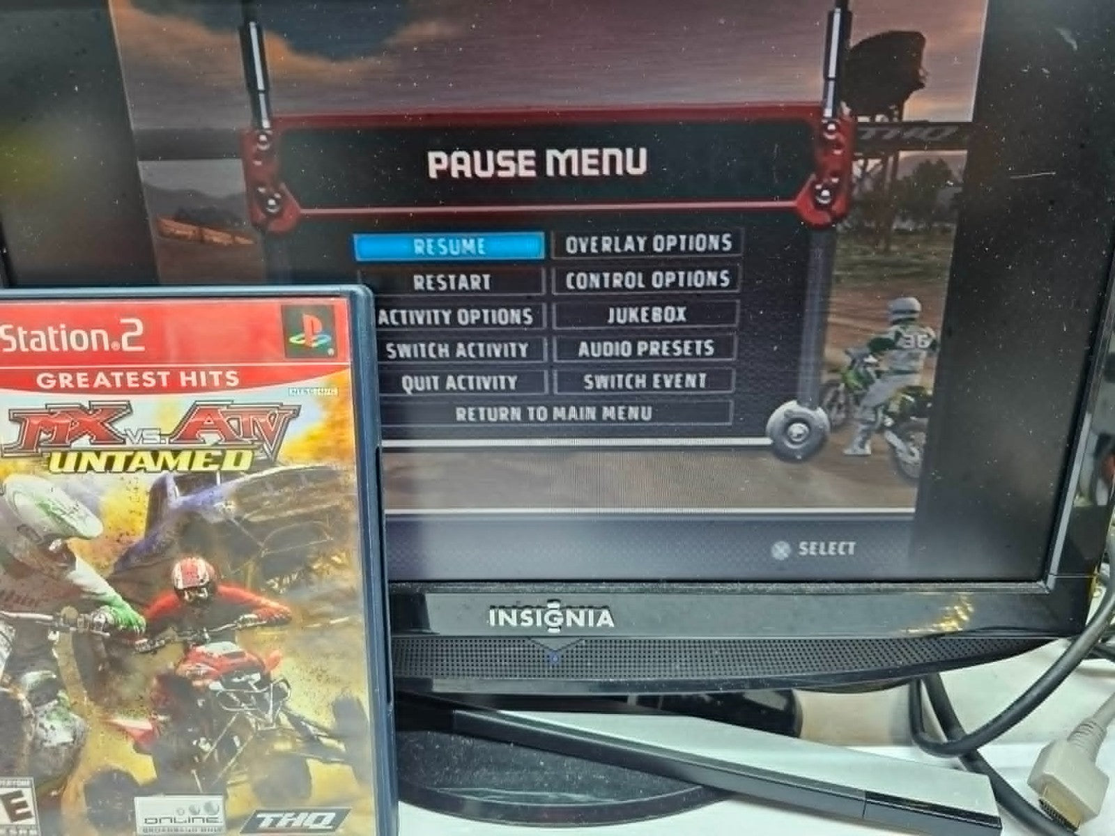MX vs. ATV Untamed (Sony PlayStation 2, 2007) Game and Case - Tested and Working