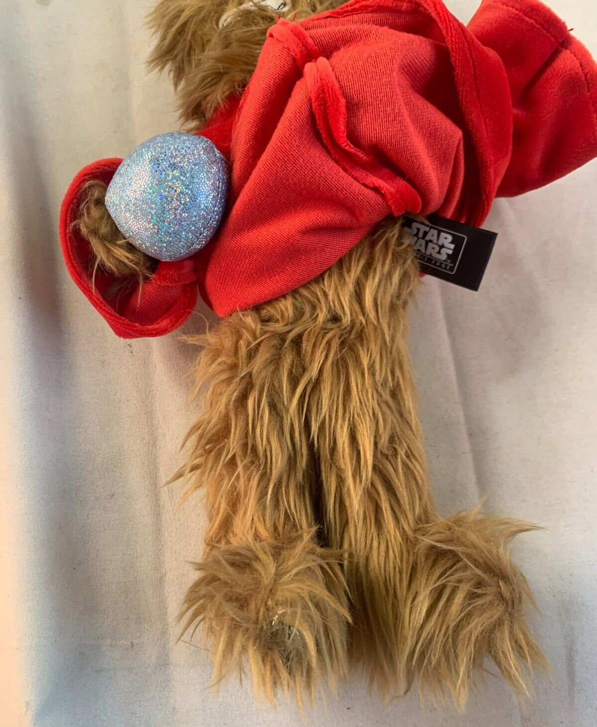 Disney Parks Star Wars Galaxy Edge Holiday Special Chewbacca Red Robe 12" Plush