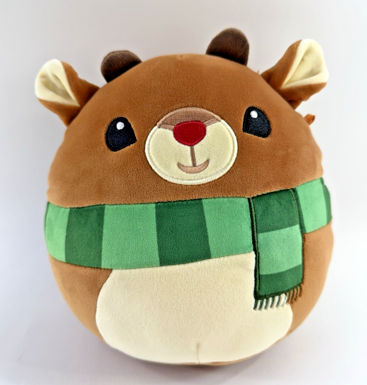 Squishmallows 2024 Rudolph the Red-Nosed Reindeer 8" Rudolph with Scarf Plush