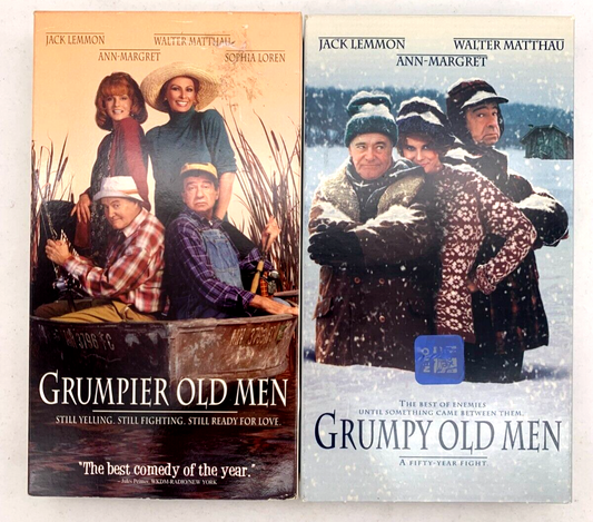 Grumpy Old Men (VHS bundle) Grumpier Old Men - Tested and Working