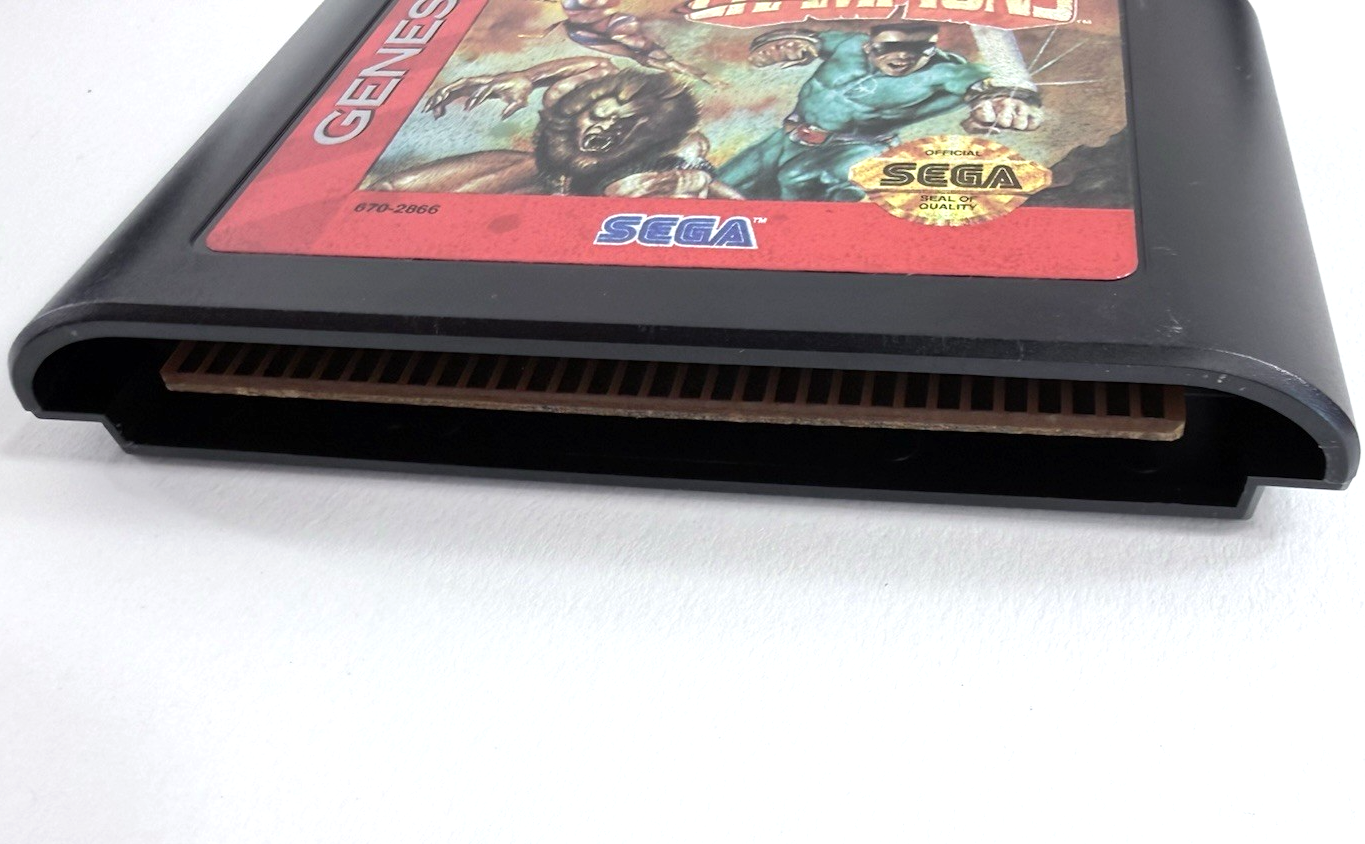 Eternal Champions (Sega Genesis, 1993) Game, Case, Manual, Insert - Tested