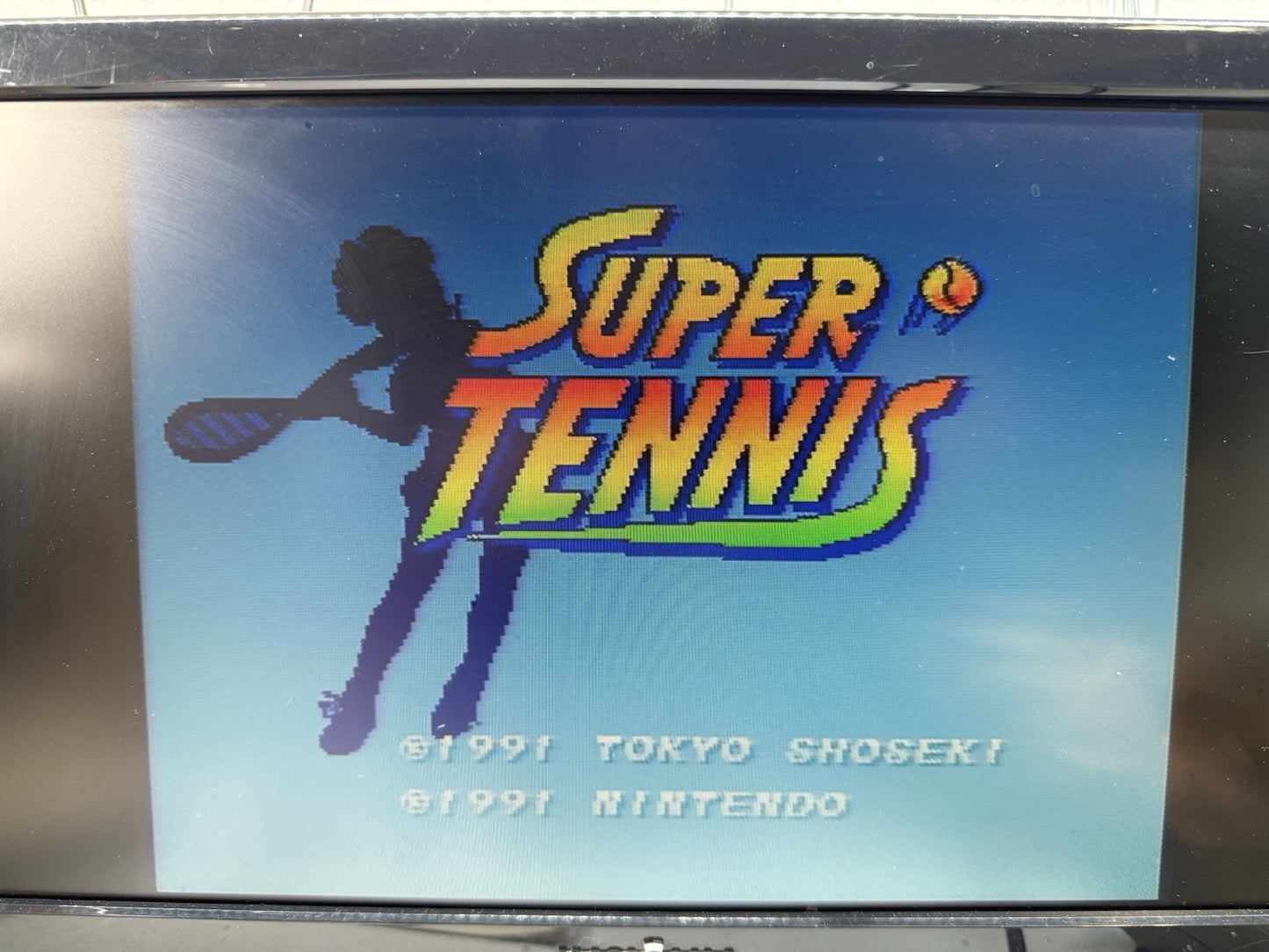 Super Tennis (Super Nintendo SNES, 1991) Game Box Manual Inserts - Tested