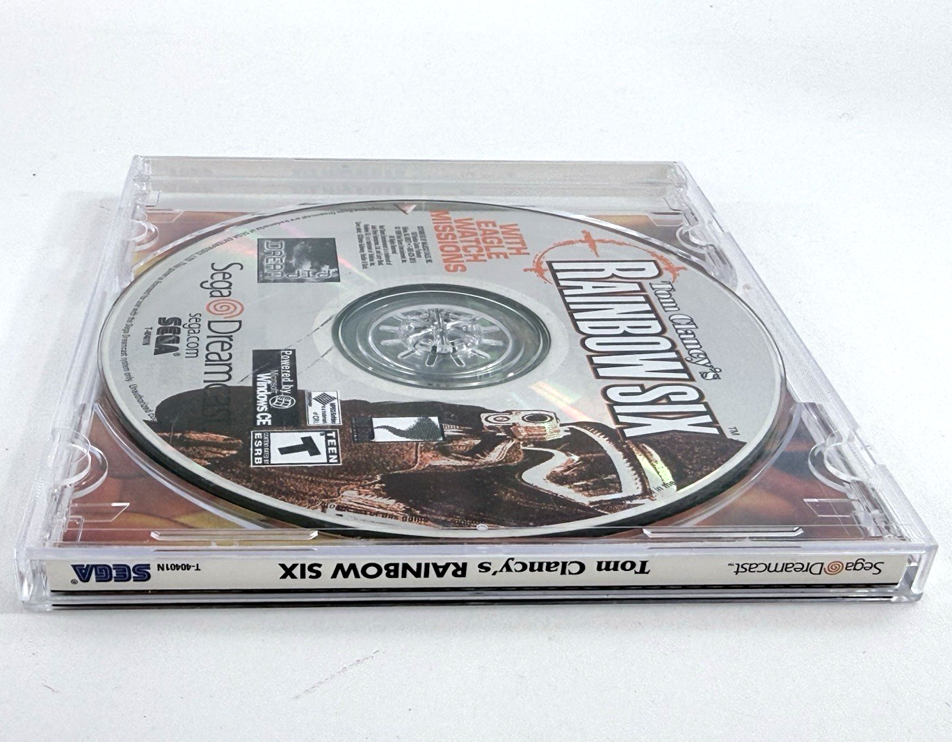 Tom Clancy's Rainbow Six (Sega Dreamcast, 1998) Game and Case - Tested