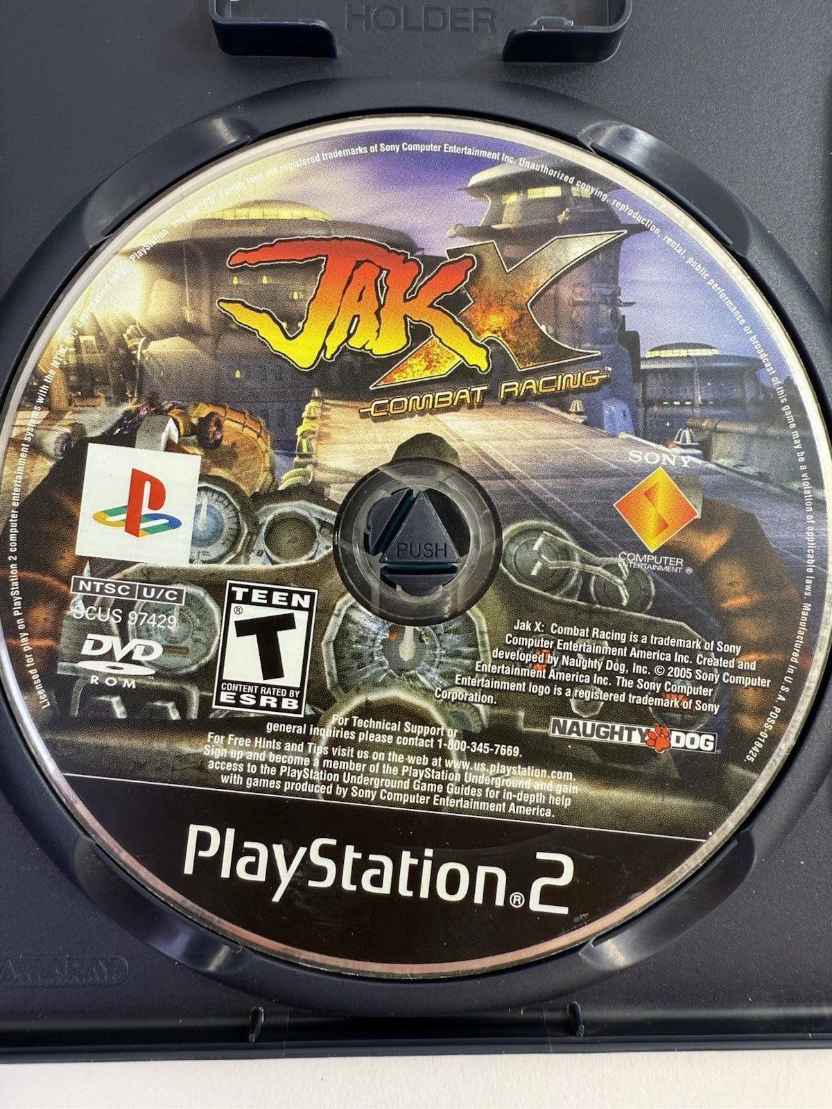 Jak X: Combat Racing (PlayStation 2, 2006) Game and Case - Tested And Working