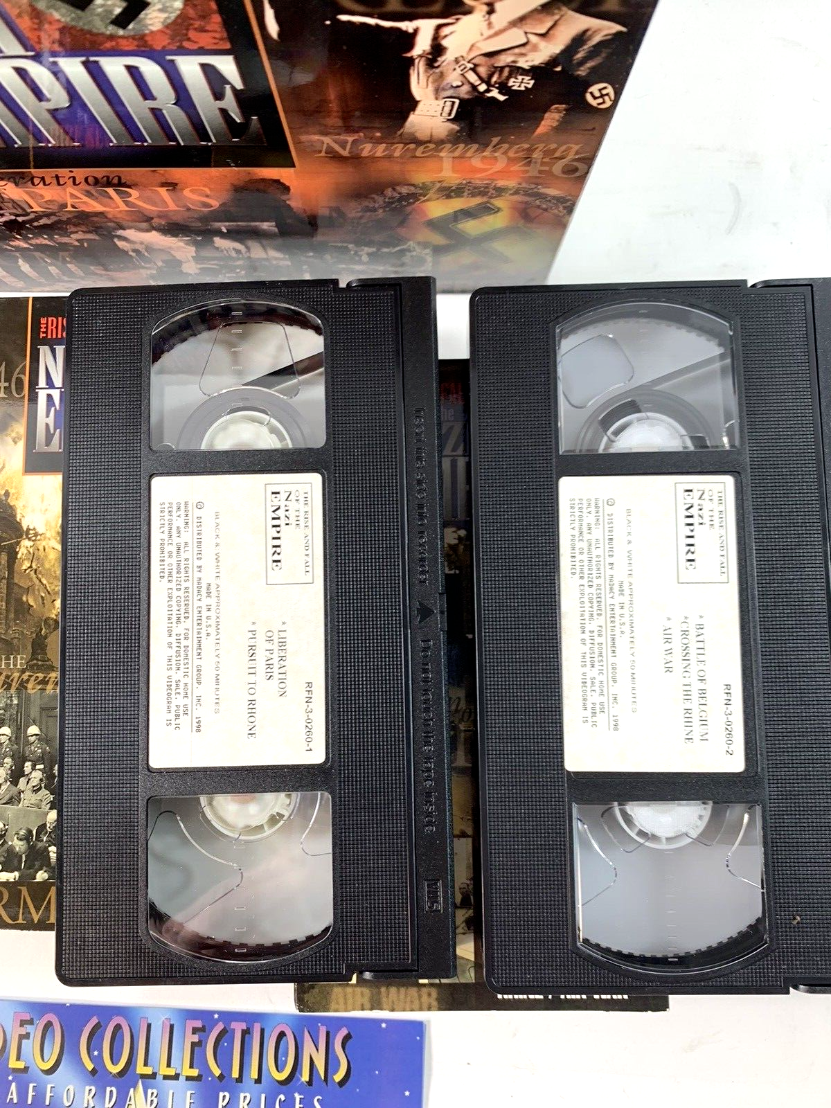 Rise And Fall Of The Nazi Empire (4 Military VHS box sets) Warbirds of WWII +2