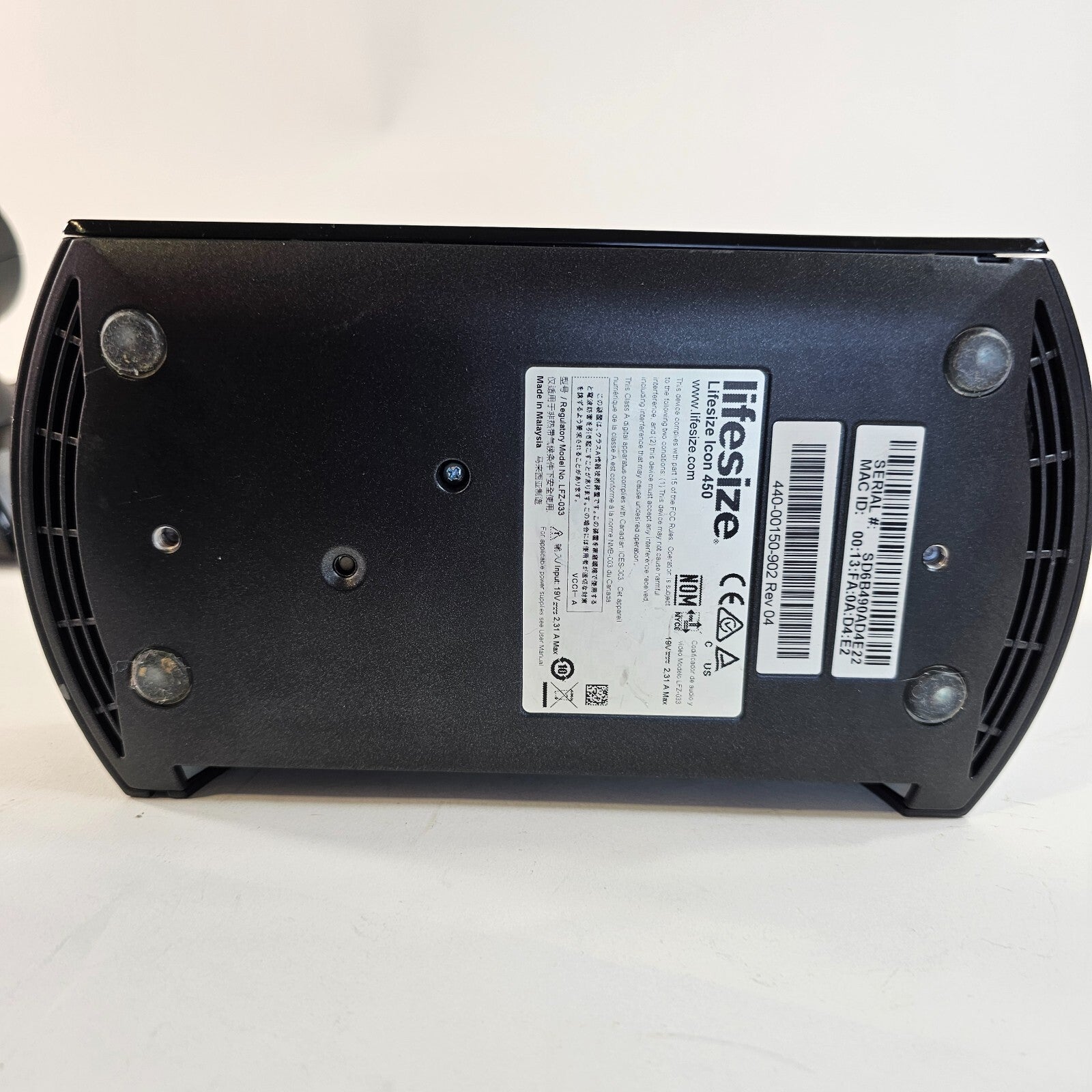 Lifesize Icon 450 Video Cameras and AC Adapter - Tested and Working