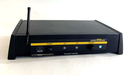 AKG UHF SR40 Ultra High Frequency Wireless Stationary Microphone Receiver