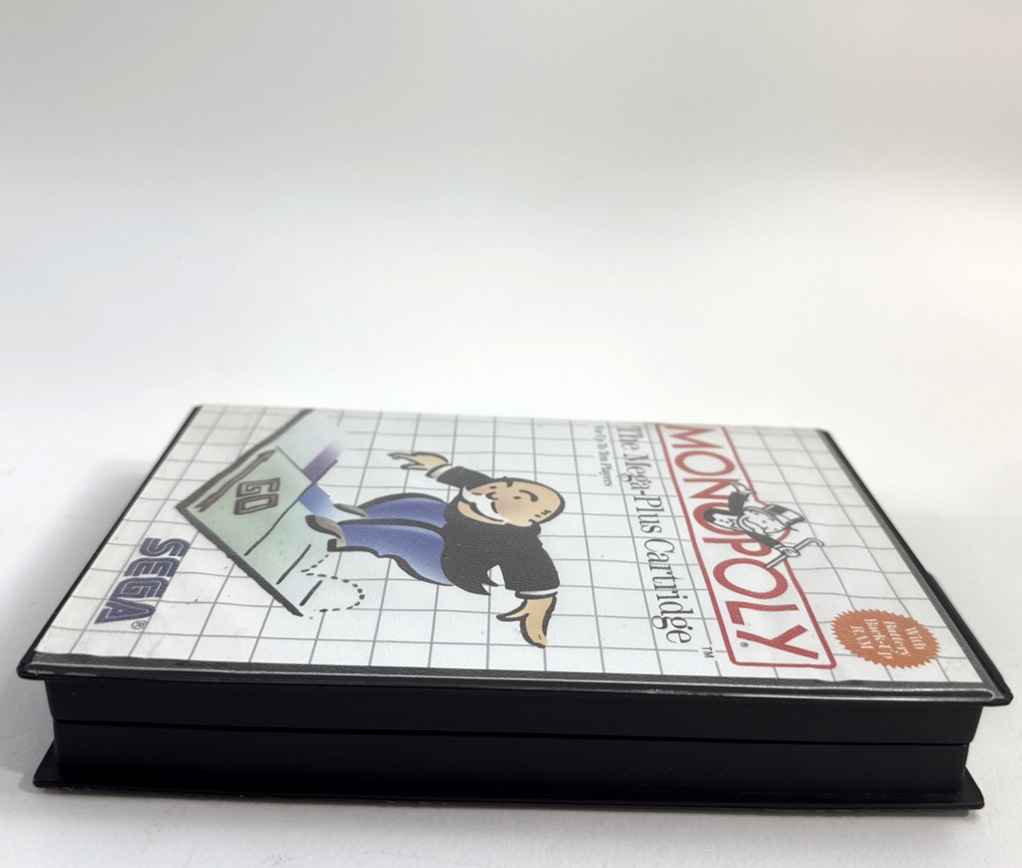 Monopoly (Sega Master System, 1988) Game Case Manual Poster - Tested