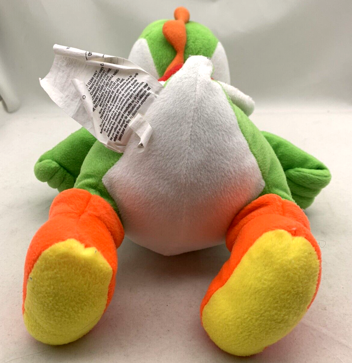 Nintendo Super Mario 15” Yoshi Plush Pillow Toy w/Secret Pocket
