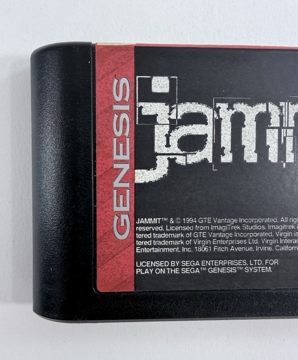 Jammit (Sega Genesis, 1994) Game Case Manual - Tested and Working