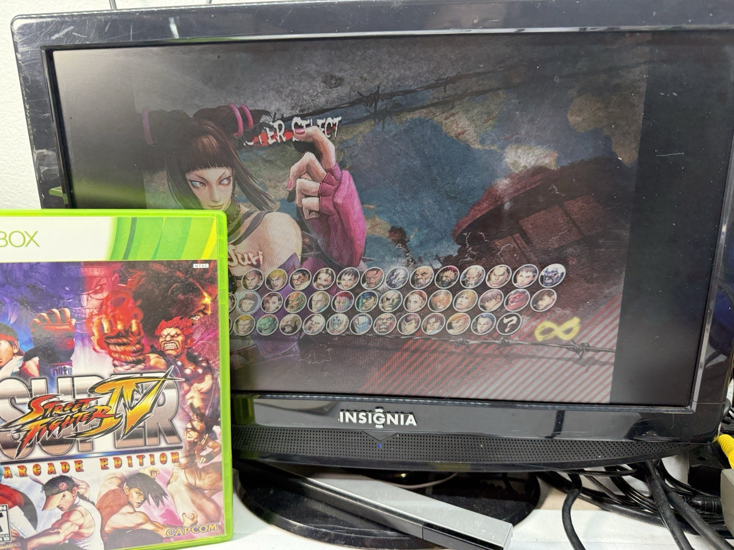 Super Street Fighter IV: Arcade Edition (Xbox 360, 2011) Game Case Manual